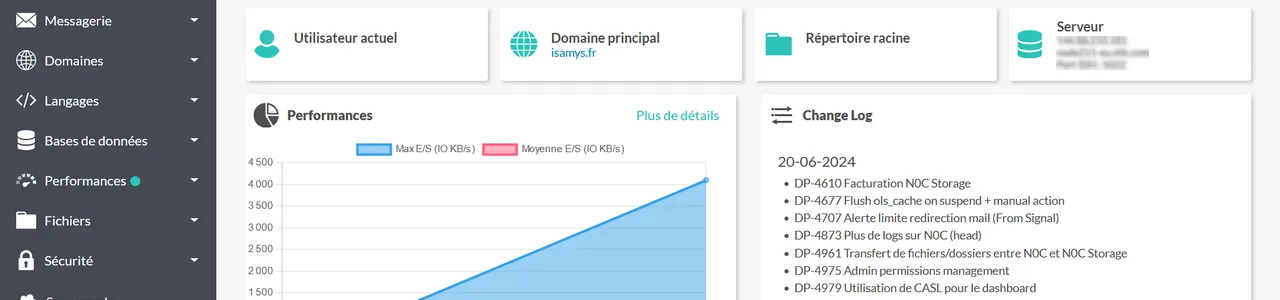 Isamys - Gestion Services Cloud, hébergement web